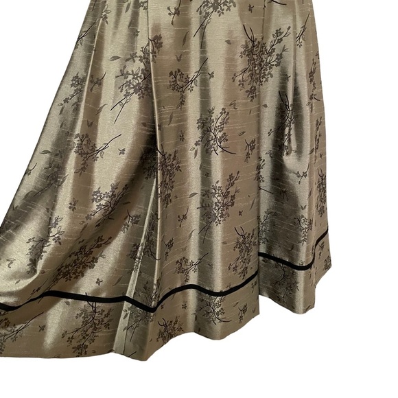 Vintage Positive Attitude Women’s Floral Dress Midi Fit and Flare Size 10 Lined - Picture 7 of 11